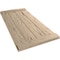 Ekena Millwork Rustic Four Board Joined Board-n-Batten Hand Hewn Faux Wood Shutters w/End Batten, 22W x 78H, PR SHUBJE22X78HHPR - alternate 17